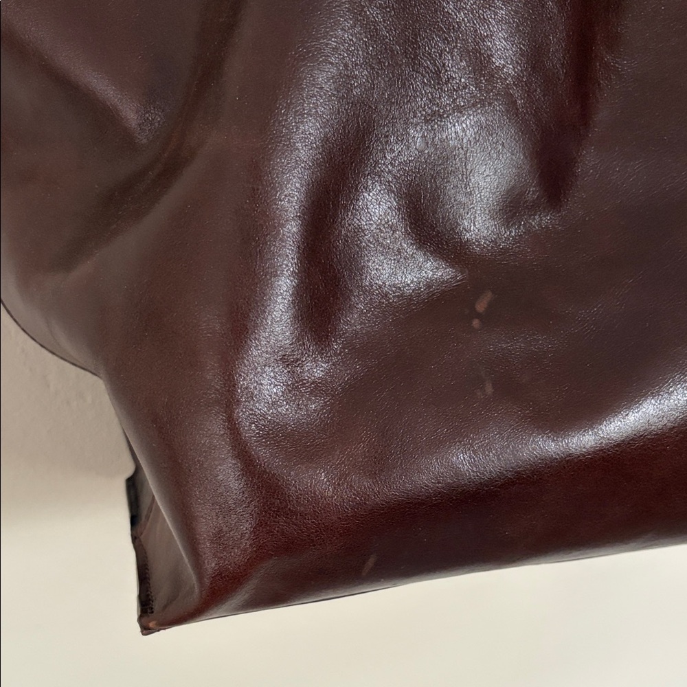 Zara cow leather oversized tote bag - Picture 2 of 8